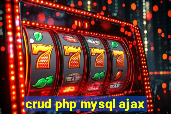 crud php mysql ajax